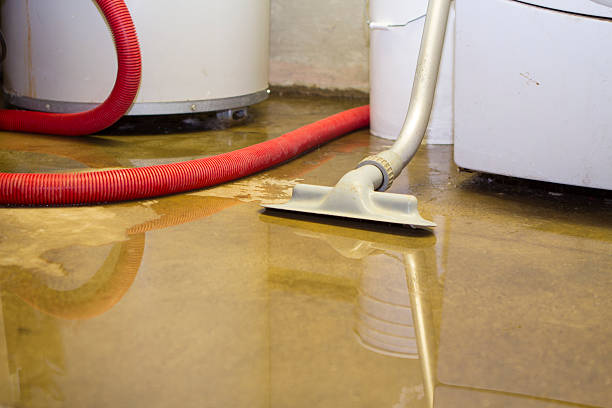 Water damage restoration process in New Holland, PA